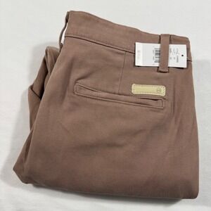 AG Adriano Goldschmied Solomon Crop Slouchy Tapered Pants Mens 32 DSHT Brown NWT